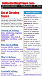 Mobile Screenshot of onlineclothingstores.com