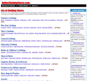 Tablet Screenshot of onlineclothingstores.com